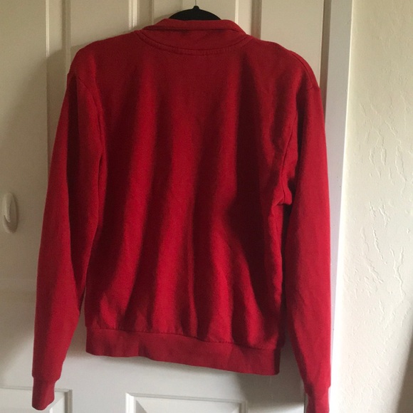 red collared PINK quarter zip - Picture 3 of 3